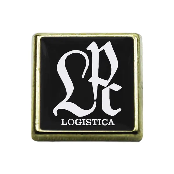 Pin de Solapa Cuadrado 18mm Dorado