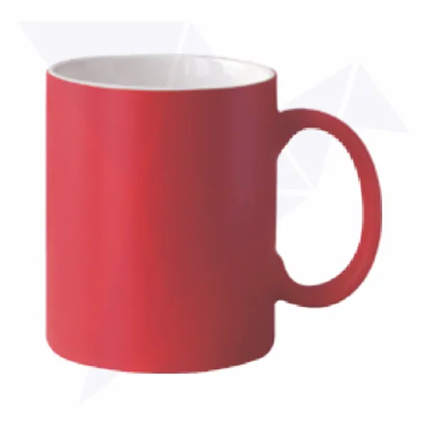 MUG MAGICO ROJO SEMIMATE 11 ONZAS