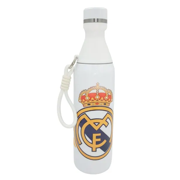 TERMO BOTELLA DOBLE TAPA BLANCO