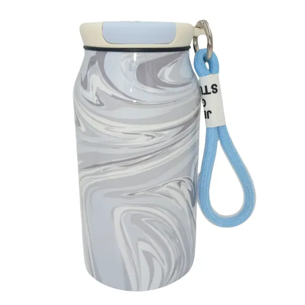 TERMO LATA 500 ML MARMOLIZADO GRIS (SY-SBFL-6)