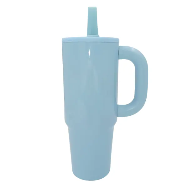 TERMO TIPO STANLEY ANTIDERRAME 30 ONZAS AZUL CLARO
