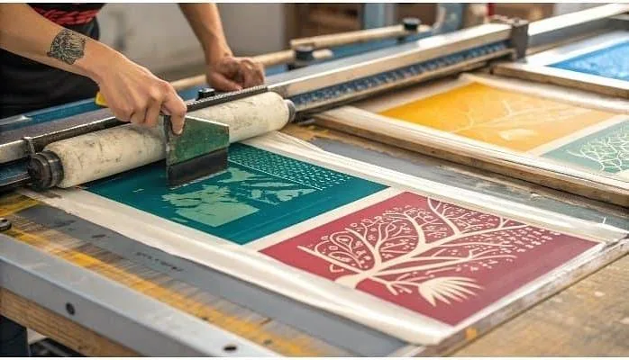 Impresión en serigrafía a varios colores